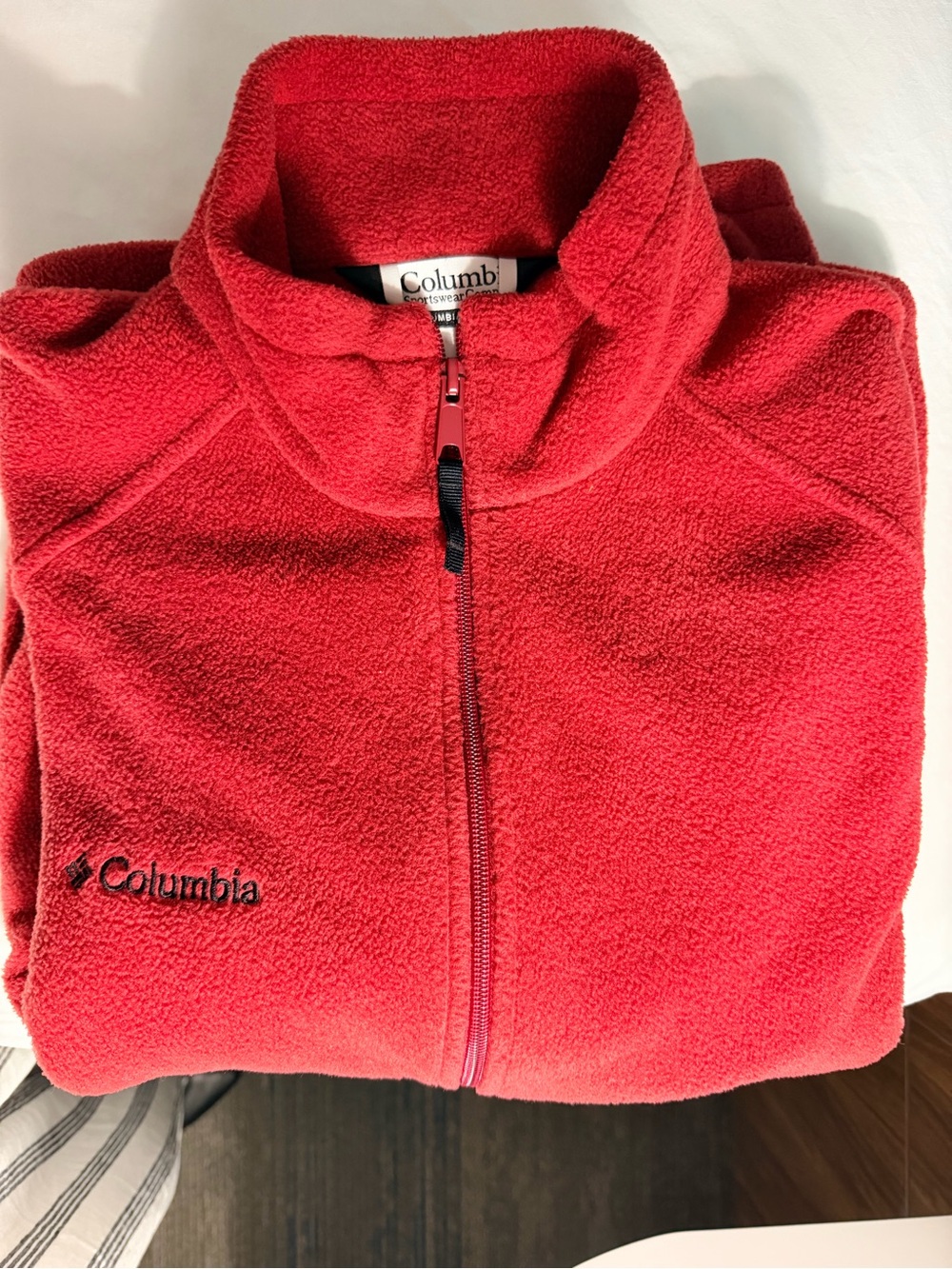Columbia Sportswear Company Fleece Full-Zip Jacket- women’s large